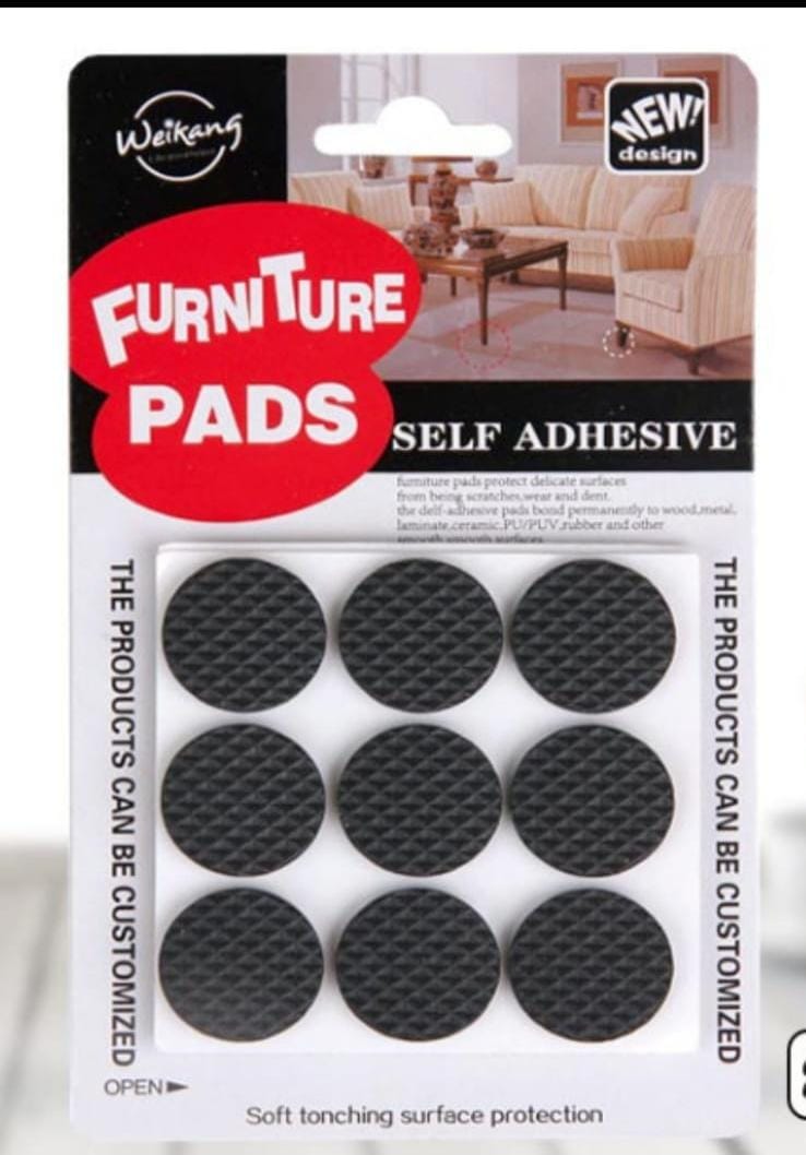 Pack of 2/ 18 /8 Self-Adhesive Furniture Pads